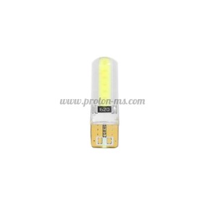 ЛАМПА АВТОМОБИЛНА 12V T10 5W LED COB WHITE