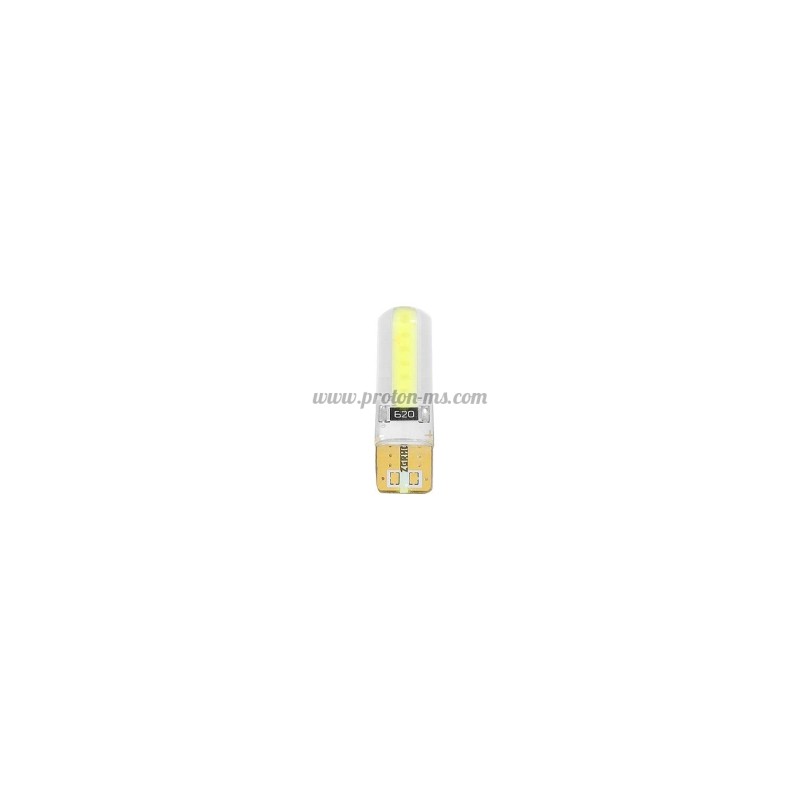 ЛАМПА АВТОМОБИЛНА 12V T10 5W LED COB WHITE