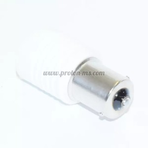 LED АВТОМОБИЛНА КРУШКА 12V-24V 6LED 5050 SMD WHITE BA15S CERAMIC