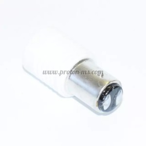 АВТОМОБИЛНА КРУШКА 12V-24V 6LED 5050 SMD WHITE BAY15D CERAMIC