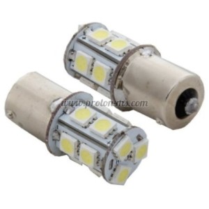 АВТОМОБИЛНА КРУШКА 13LED 5050 SMD WHITE BA15S