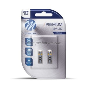 LED крушка автомобилна W5W Canbus 6500K