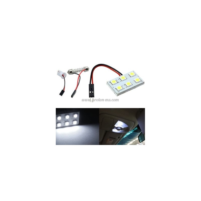 Диоден панел за плафон бяла 2x3 SMD LED диода