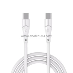 КАБЕЛ PZX USB TYPE C - TYPE C V179 5А 1М