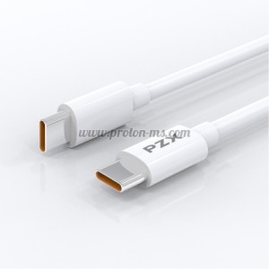 КАБЕЛ USB TYPE C – TYPE C PZX V192C 20W 1M