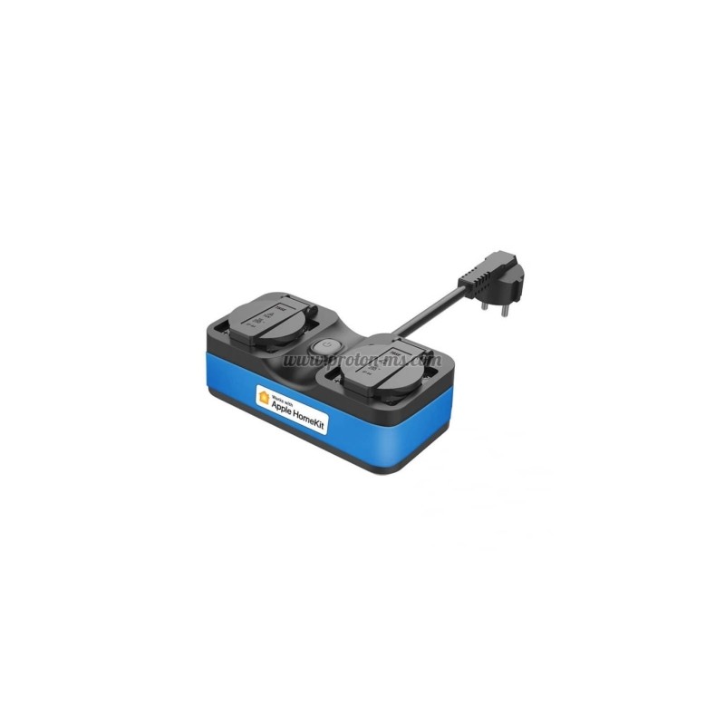 РАЗКЛОНИТЕЛ С КЛЮЧ-2 ГНЕЗДА ВЪНШЕН IP44 SMART WIFI MEROSS
