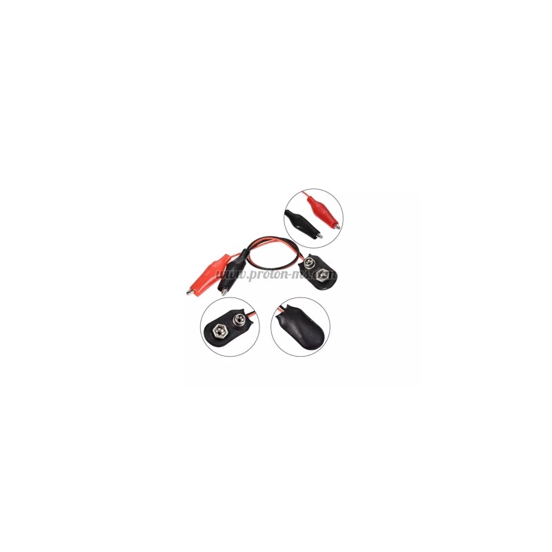 ГНЕЗДО ЗА БАТЕРИЯ F172D BATTERY CLIP 9V TO ALLIGATOR CLIP