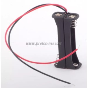 F166B BATTERY HOLDER FOR 2 AAA-R03