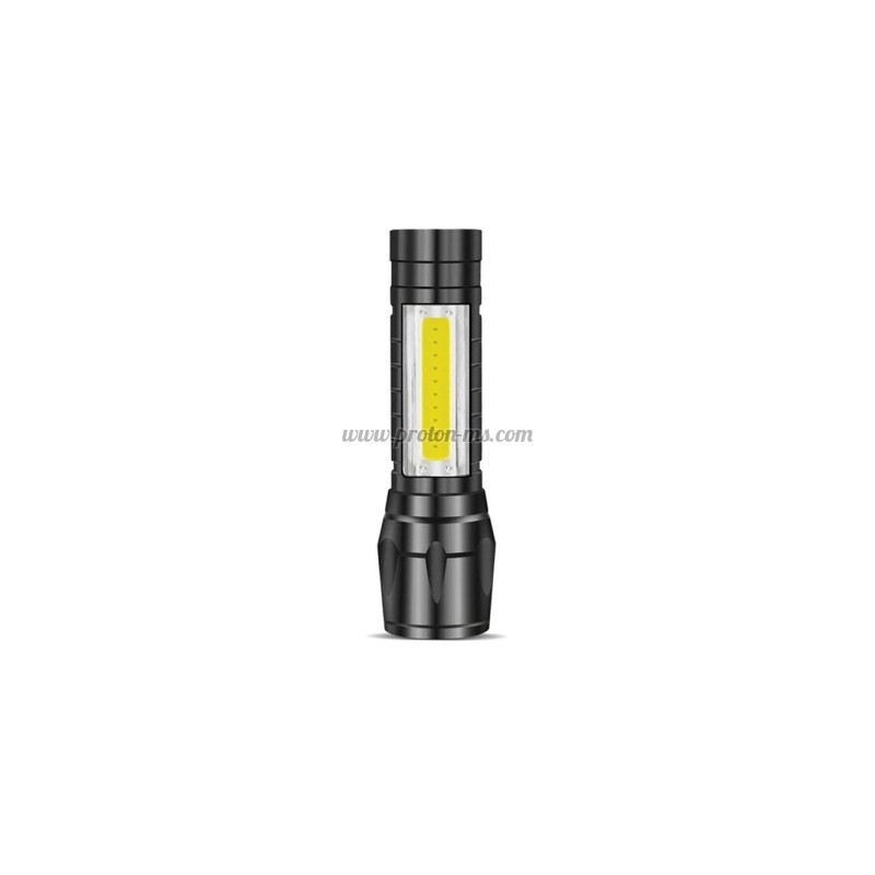 ПРЕЗАРЕЖДАЕМ ФЕНЕР FLASH-1 3W 200Lm 6000K (СТУДЕНА СВЕТЛИНА) АЛУМИНЕВ