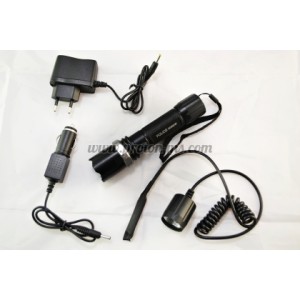 LED ФЕНЕР POLICE 180000W ZOOM С ДОПЪЛНИТЕЛНА ПРИСТАВКА