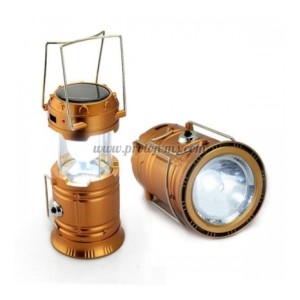 Презареждаема Къмпинг LED Лампа със Соларен Панел SH-5800T