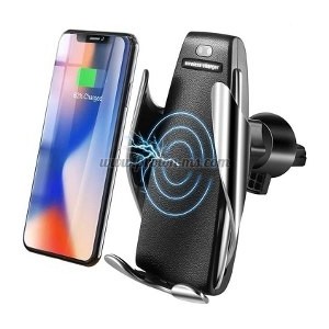 S5 Автомобилна автоматична стойка с вградено безжично Wireless зарядно