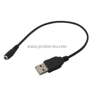 КАБЕЛ 3.5ММ ЖЕНСКИ ЖАК КЪМ USB МЪЖКО