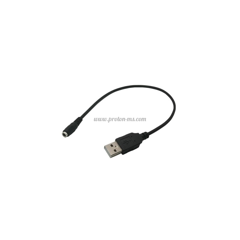 КАБЕЛ 3.5ММ ЖЕНСКИ ЖАК КЪМ USB МЪЖКО
