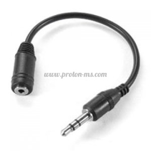 ПРЕХОД АДАПТЕР 3.5MM (МЪЖКИ) КЪМ 2.5MM (ЖЕНСКИ)
