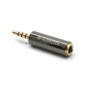 ПРЕХОД 2.5MM STEREO PLUG 4CONTACT TO 3.5MM STEREO JACK VAB-S02