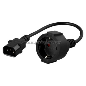 КАБЕЛ POWERWALKER IEC 10A C14/ ШУКО (20CM)
