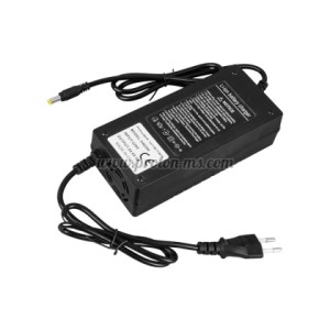 ЗАРЯДНО УСТРОЙСТВО 54.6V / 2A 546200 5.5X2.1 MM ЗА LI-ION АКУМУЛАТОР 48V ЗА ЕЛЕКТРИЧЕСКА ТРОТИНЕТКА