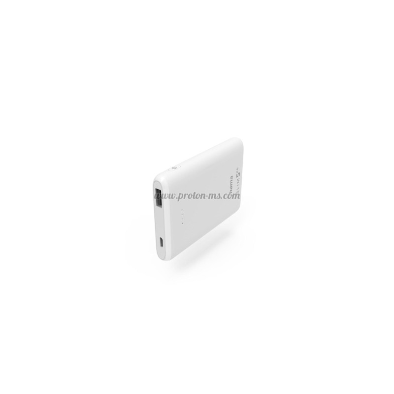 Външна батерия HAMA SLIM 5HD