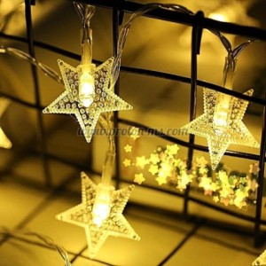 ДЕКОРАТИВНИ 20 LED ЛАМПИ - ЗВЕЗДИ