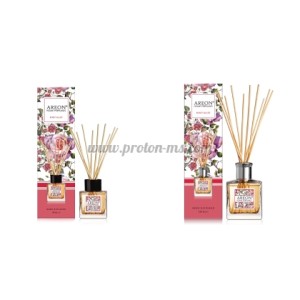 AREON HOME PERFUME ROSE VALLEY ПАРФЮМ С ПРЪЧКИ ЗА ДОМА ГРАДИНАТА НА РОЗИТЕ 50МЛ