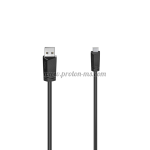 КАБЕЛ HAMA USB-A МЪЖКО - USB-B MINI МЪЖКО